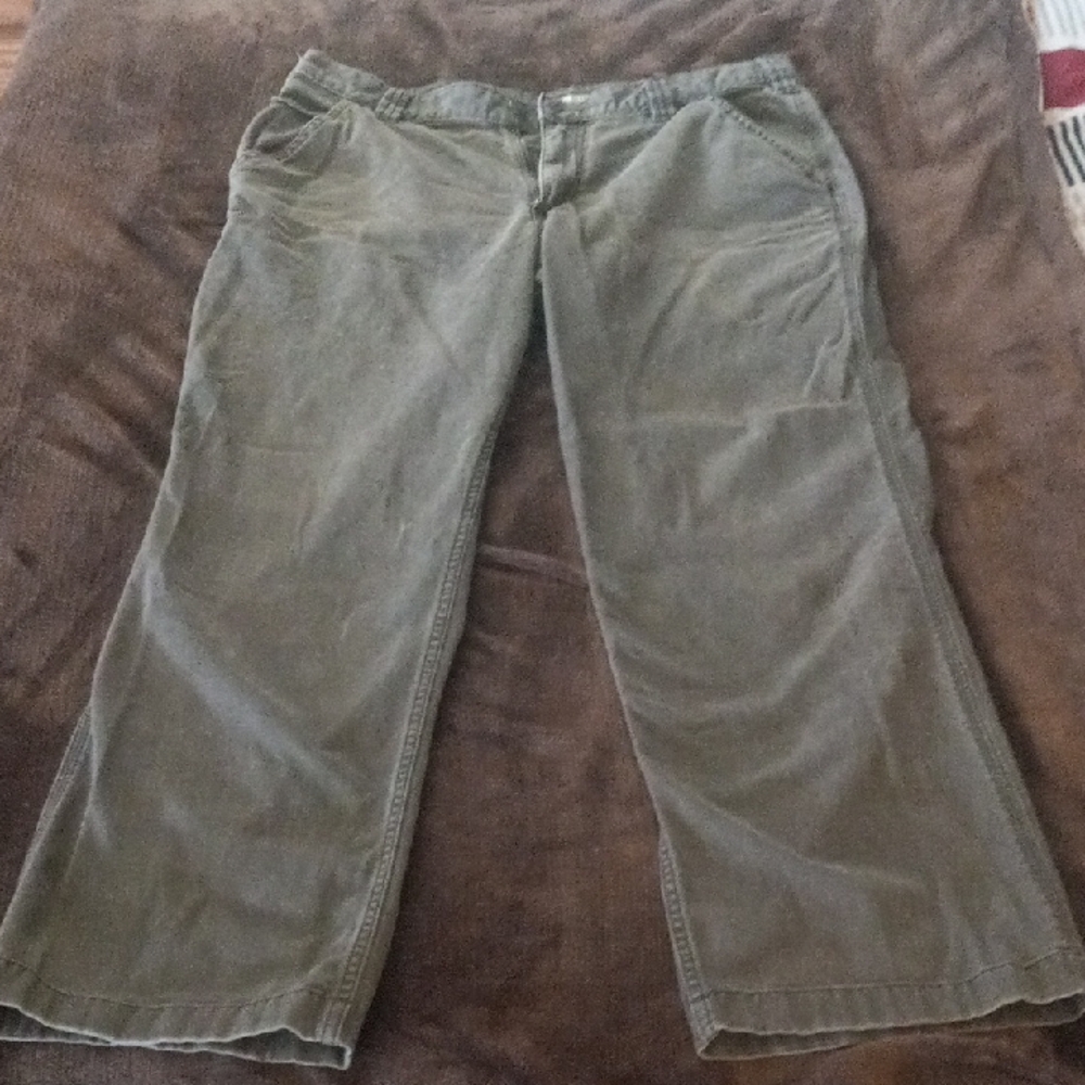 Carhartt Olive Green Relaxed Fit Pants